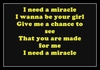 I Need A Miracle I Wanna Be Your Girl Ringtone Download Free