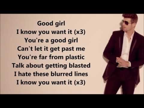 Blurred Lines Hd With Lyrics On Screen Download free